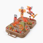 Happy Baby 331984, Конструктор игрушка DINO TOOL KIT (brown)