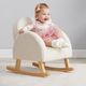 Happy Baby 91038, Детское кресло-качалка COMFY (white)