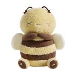 Happy Baby 331985, Игрушка мягкая SLEEPY BEE (yellow)