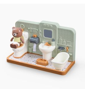 Happy baby 331973, Игрушечный набор HAPPY BATHROOM (olive)