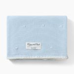 Happy baby 87570, Плед детский 100x100 см (light blue)