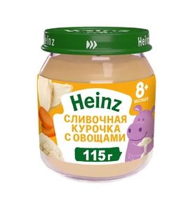 Heinz пюре курочка с овощами 115г