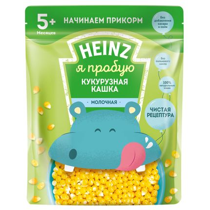 Heinz Каша кукурузная с молоком 180 г.