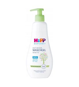 HiPP Babysanft Детский гель для купания без слёз для волос и тела для чувствительной кожи, 400мл