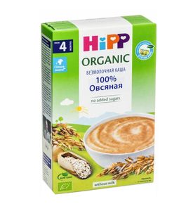HIPP Зерновая детская каша 100% Овсянка, 200гр