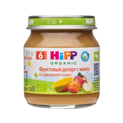HIPP Фруктовый десерт с манго, 100г HIPP Фруктовый десерт с манго, 100г