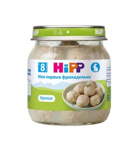 HIPP Кролик. Мои первые фрикадельки, 100г