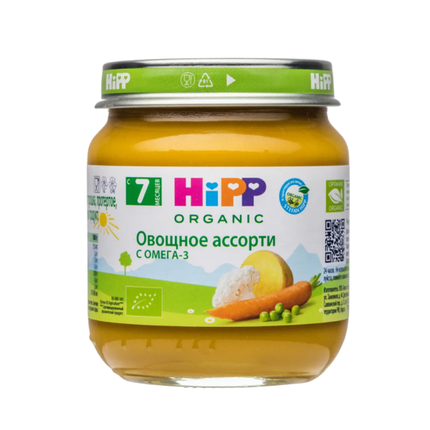 HIPP Овощное ассорти 100г