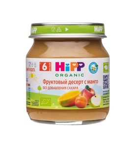 HIPP Фруктовый десерт с манго, 100г HIPP Фруктовый десерт с манго, 100г