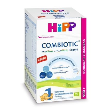 HiPP 1 Combiotic Expert Сухая адаптированная молочная смесь, 900 гр.