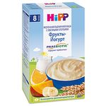Hipp Каша молочная пшеничная с фруктами и йогуртом (250гр)