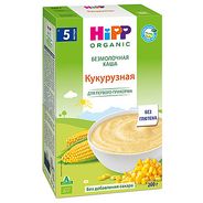 Hipp Каша органическая зерновая кукурузная безмолочная (200гр)
