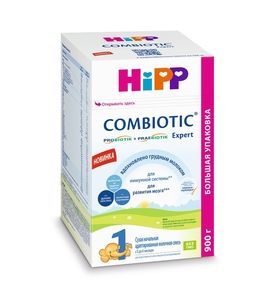 HiPP 1 Combiotic Expert Сухая адаптированная молочная смесь, 900 гр.