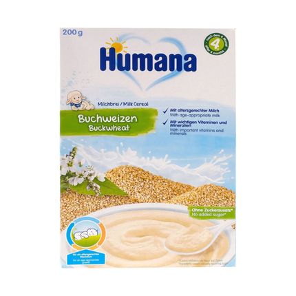 Humana молочная Гречневая каша с 4 мес. 200 гр.