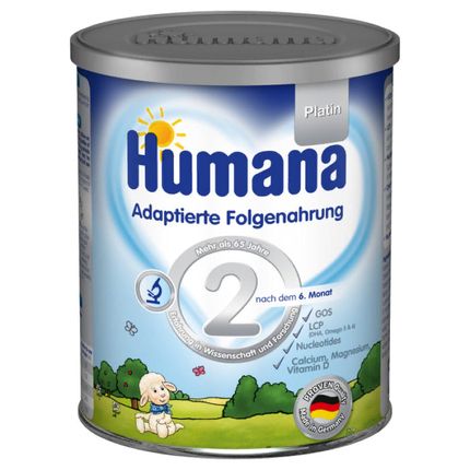 Humana Платин 2 DS Молочная смесь 350г 6+