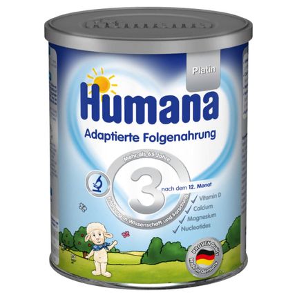 Humana Платин 3 DS Молочная смесь 350г 12+