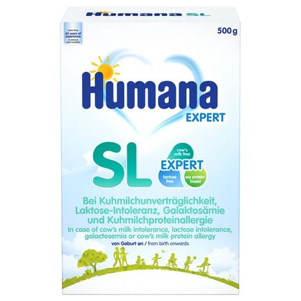 Сухая смесь Humana SL на основе белков изолята сои, 500гр