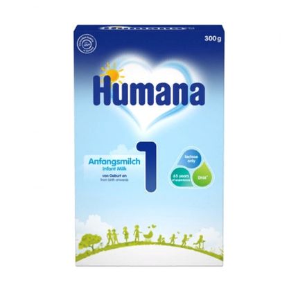 Humana 1 Молочная смесь (картон) 300гр. 0+