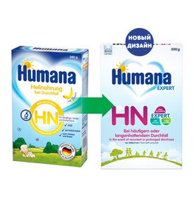 Сухая молочная смесь Humana ЛП с пребиотиками при нарушении пищеварения, 300гр