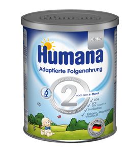 Humana Платин 2 DS Молочная смесь 350г 6+