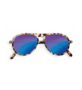 IZIPIZI ADULT Очки #I Солнцезащит. Голубо-черепаховые зеркальные /Blue Tortoise Mirror +0 SLMSIC30_0