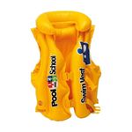 Intex 58660 Надувной жилет Deluxe Swim Vest Желтый