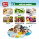 Joy Doh DINO-200 pot Масса для лепки, набор DINO SET - 4 баночки с тестом (4 x 50 г.)
