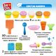 Joy Doh WAFF-168 pot Масса для лепки набор МОРОЖЕНОЕ И ВАФЛИ (6 х 28 г.)