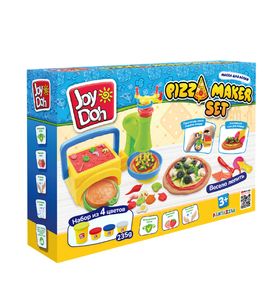 Joy Doh PIZZ-235 pot Масса для лепки набор ПИЦЦЕРИЯ (3 х 50 г.)