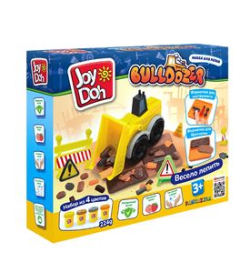 Joy Doh BULD-224 pot Масса для лепки набор БУЛЬДОЗЕР (4 х 56 г.)