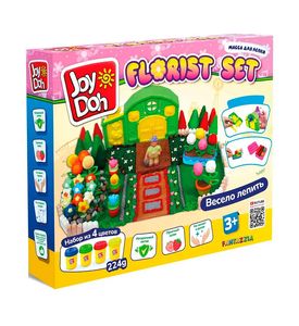 Joy Doh FLOR-224 pot Масса для лепки, набор FLORIST SET - 4 баночки с тестом (4 x 56 г.)