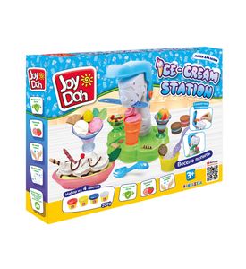 Joy Doh ICES-200 pot набор ICE-CREAM STATION - МОРОЖЕНИЦА,   4 баночки с тестом, (4 х 50г.)