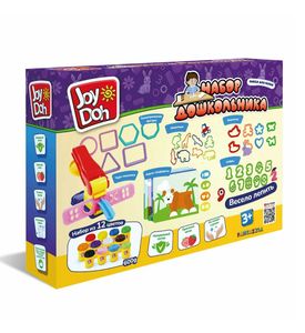 Joy Doh PRESCL-600 pot  набор PRESCHOOL - НАБОР ДОШКОЛЬНИКА,12 баночек, (12 x 50 г.)