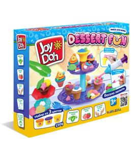 Joy Doh DSRT-150 potнабор DESSERT FUN - СЛАДКОЕЖКА 3 баночки с тестом,  (3 х 50 г.)