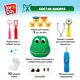 Joy Doh CROC-250 pot Масса для лепки, набор CROCO DENTIST - 5 баночек с тестом (5 х 50г.)