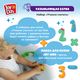Joy Doh NUMB-200 bag Масса для лепки, набор NUMBER CUTTER SET - 4 пакетика с тестом (4 x 50 г.)