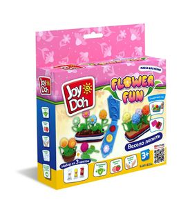 Joy Doh FLOW-60 bag  набор FLOWER FUN - ЦВЕТЫ,  3 пакетика с тестом,  (3 х 20г.)