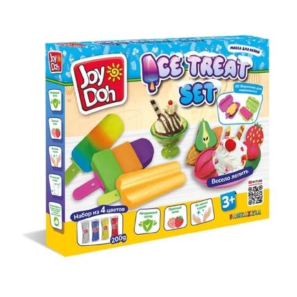 Joy Doh Масса для лепки набор ЭСКИМО (4 х 50г.) ICET-200 bag