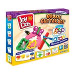 Joy Doh COOK-200 pot Масса для лепки, набор COOKIE CUTTER SET - 4 баночки теста, (4 x 50 г.)