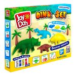 Joy Doh DINO-200 pot Масса для лепки, набор DINO SET - 4 баночки с тестом (4 x 50 г.)