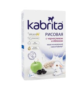 Kabrita Рисовая каша на молоч.смеси с черносливом и яблоком