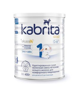 Адаптированная смесь Kabrita 1 Gold на основе козьего молока, 400гр