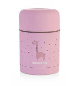 Miniland Детский термос для еды Silky Thermos 600 мл, розовый