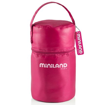 Miniland Термо-сумка с 2 мерными стаканчиками, розовая PACK-2-GO HERMISIZED