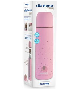 Miniland Детский термос для жидкостей Silky  500 мл, розовый