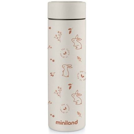 MINILAND Детский термос для еды и жидкостей Natur Thermos Bunny, зайчик , 450 мл