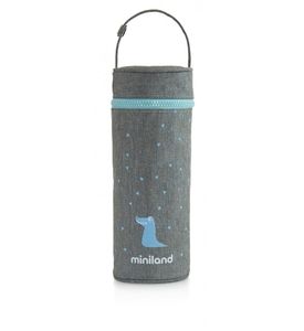 Miniland Термо-сумка для бутылочек Silky, цвет голубой, 350 мл