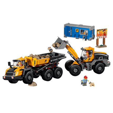 LEGO City Желтый погрузчик и самосвал