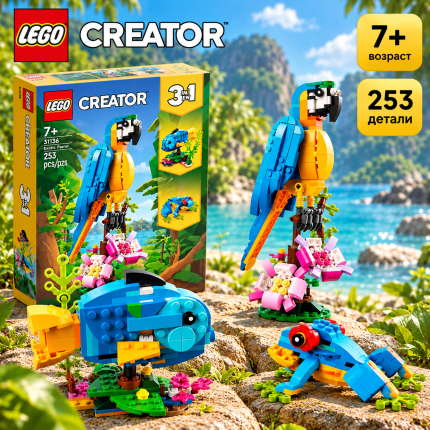 LEGO Экзотический попугай (3 в 1) LEGO Экзотический попугай (3 в 1)