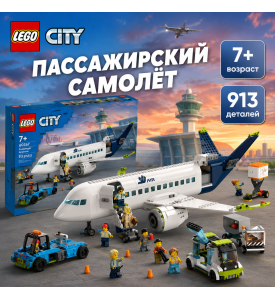 LEGO city Пассажирский самолет LEGO city Пассажирский самолет